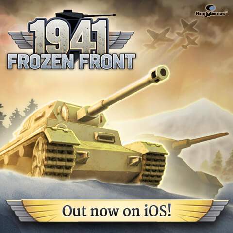 1941 Frozen Front iOS release; tanks, planes, strategy