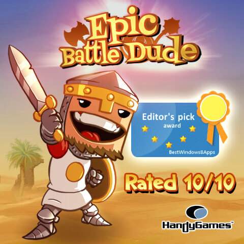 Epic Battle Dude BestWindows8Apps Award