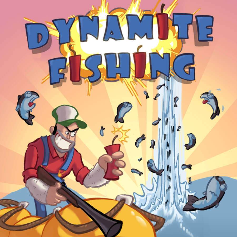 Dynamite Fishing Game Banner