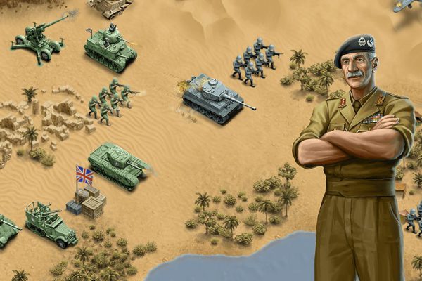 general screenshot panzer tanks soldier general desert strategy