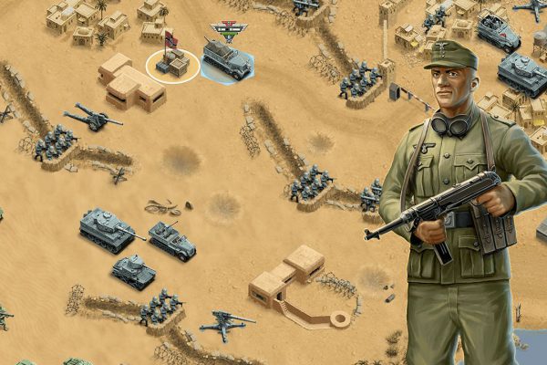 general screenshot panzer tanks soldier general desert strategy