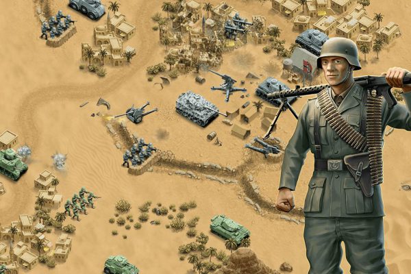 general screenshot panzer tanks soldier general desert strategy