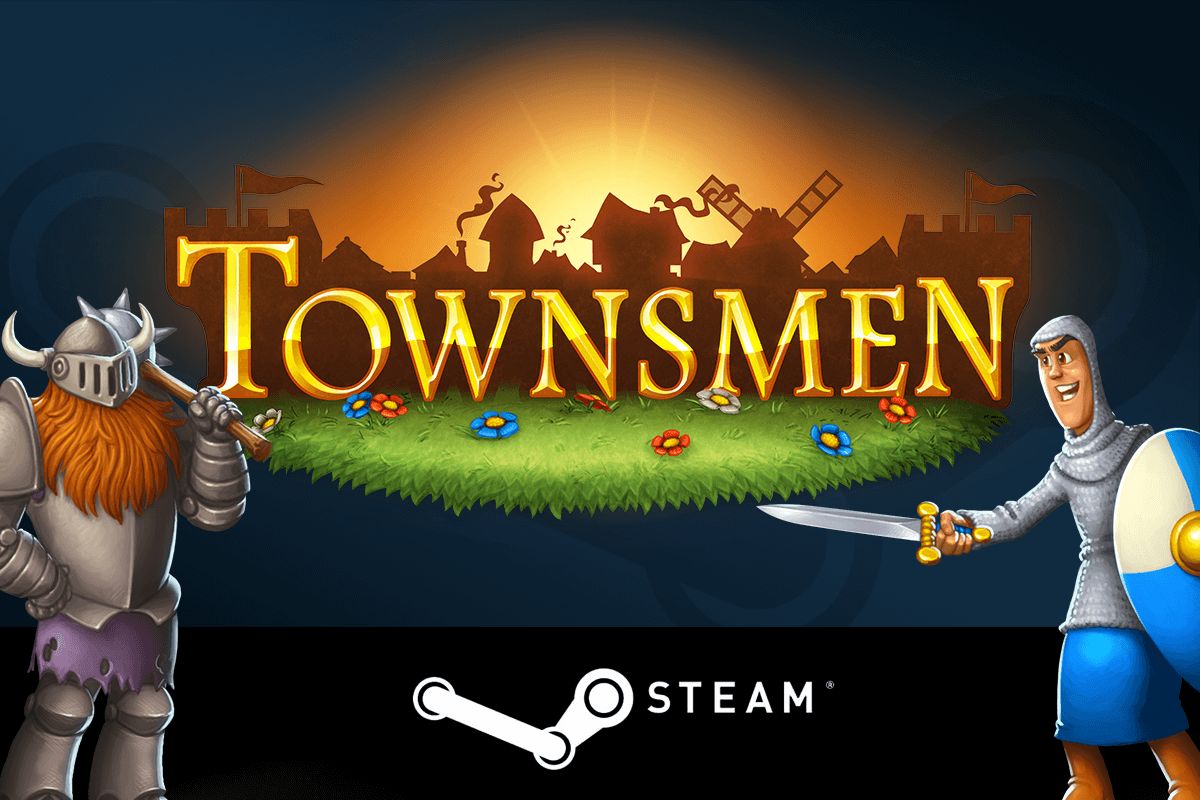 Townsmen logo knight soldier bandit steam